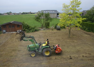 Projet en cours - gazon et pelouse